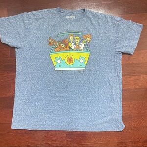 Scooby Doo Blue Graphic Short Sleeve Tee